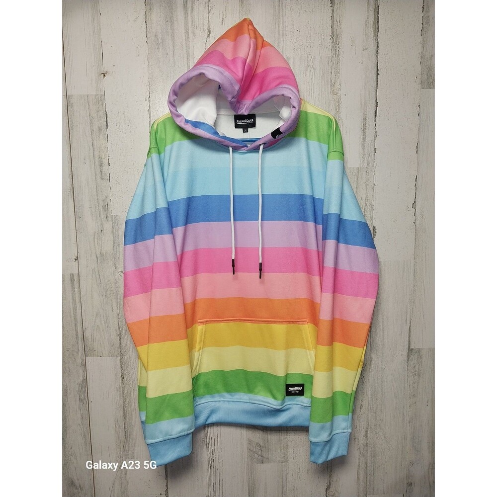 Fresh Hoods Rainbow Fever Hoodie  Size 2XL